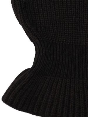 Berretto in maglia Lemaire nero