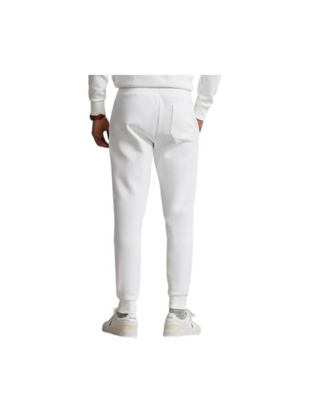 Pantalones de chándal de punto Ralph Lauren blanco