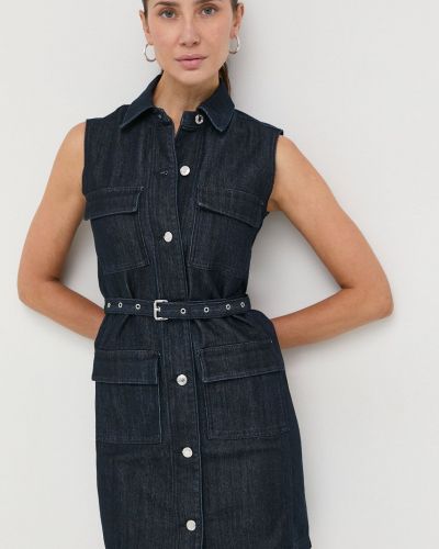 MICHAEL Michael Kors farmerruha sötétkék, mini, egyenes