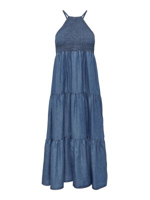Džínsové šaty Only modrá