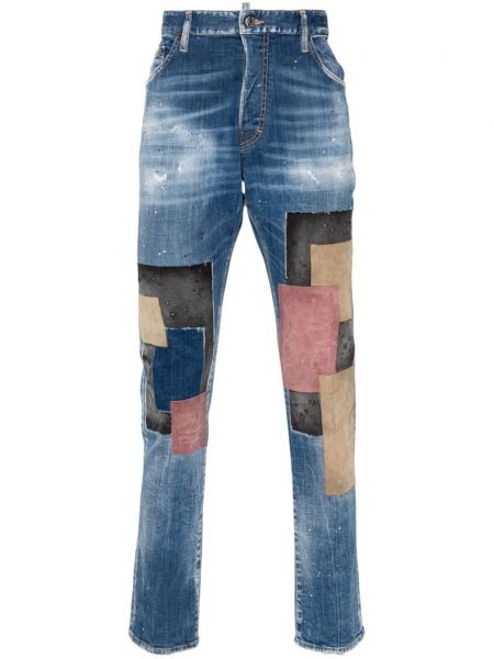 Slim fit-farkut Dsquared2 sininen