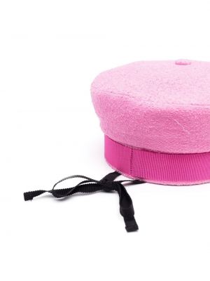 Cepure ar izšuvumiem Patou rozā