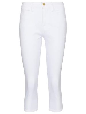 Szorty jeansowe Frame białe