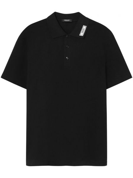 Polo marškinėliai Versace juoda