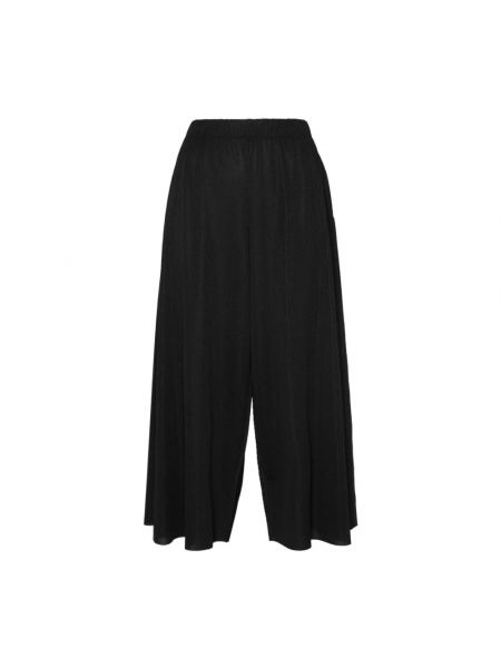 Szerokie spodnie Issey Miyake czarne