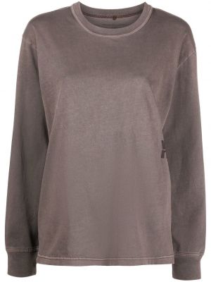 Rund hals brodert sweatshirt Alexander Wang brun