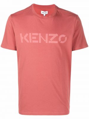 Camiseta con estampado Kenzo rosa
