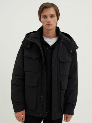 Утепленная куртка Finn Flare черная
