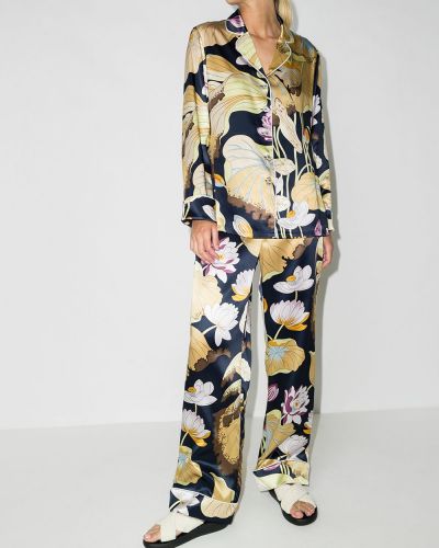 Pijama de flores con estampado Olivia Von Halle