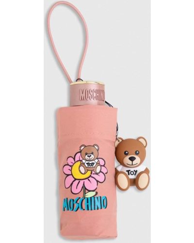 Зонт Moschino розовый