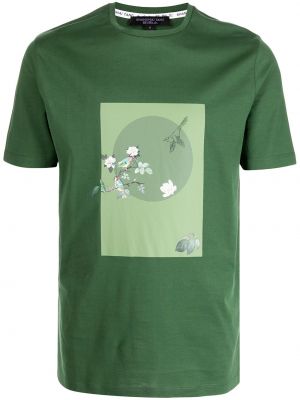 T-shirt z printem Shanghai Tang