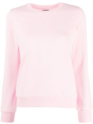 Μπλούζα με κέντημα A.p.c. ροζ