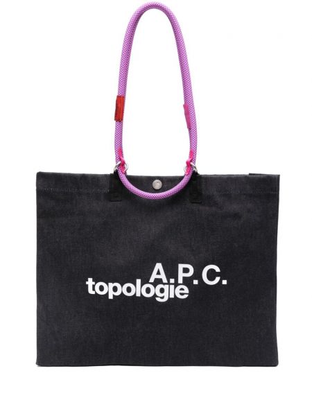 Shopping bag A.p.c. blå