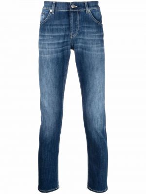 Slank stretch jeans Dondup blå