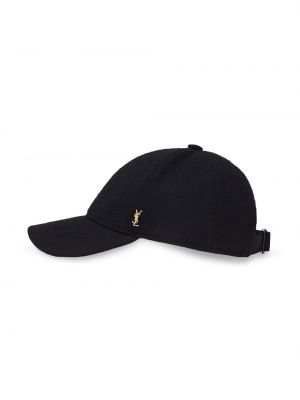 Kepurė su snapeliu Saint Laurent juoda