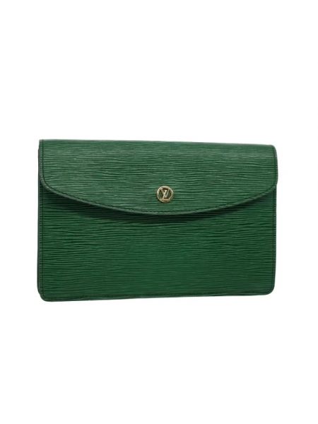 Kopertówka skórzana Louis Vuitton Vintage zielona