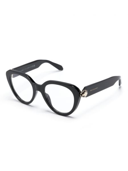 Oversize brille Bvlgari schwarz
