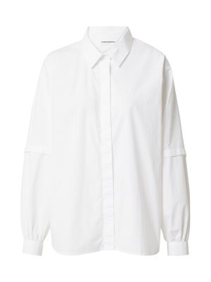 Памучна блуза Armedangels бяло