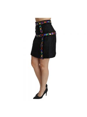 Mini falda Dolce & Gabbana negro