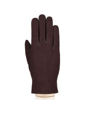 Кашемировые шерстяные перчатки Eleganzza коричневые