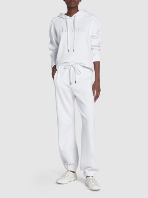 Pantaloni in jersey Max Mara bianco