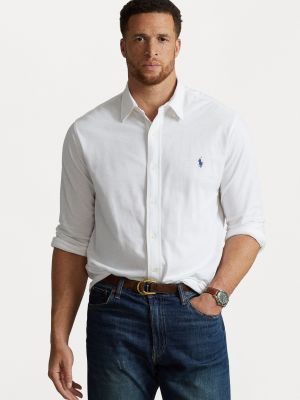 Рубашка с длинным рукавом Polo Ralph Lauren Big & Tall белая