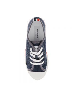 Sneakersy w kratkę Thom Browne niebieskie