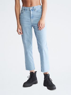 Прямые джинсы с высокой талией Calvin Klein