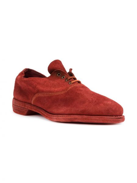 Zapatos oxford Guidi rojo