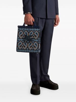 Shopper handtasche Etro blau