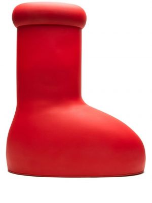 Červené kotníkové boty Mschf