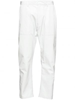 Pantalon en nylon Prada blanc