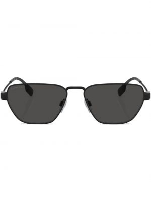 Ochelari de soare în carouri cu imprimeu geometric Burberry Eyewear negru