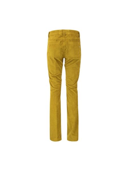 Spodnie sztruksowe Dondup żółte