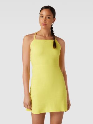 Sukienka mini Review Female żółta