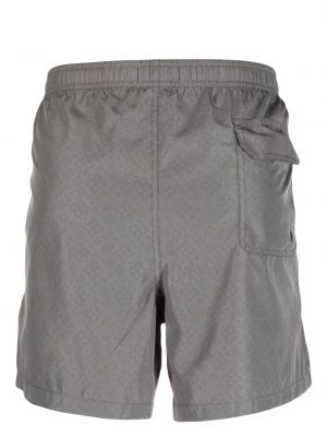 Shorts à imprimé Tagliatore gris
