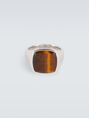 Tigriscsíkos gyűrű Tom Wood ezüstszínű