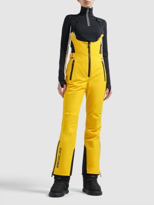 Pantaloni tuta di nylon Moncler Grenoble giallo
