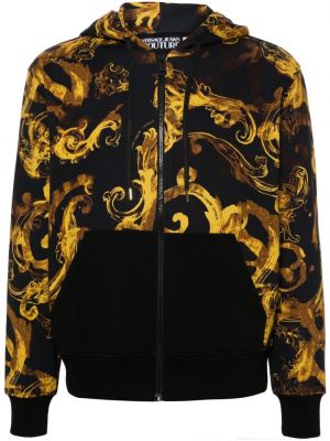 Denim jakna s kapuco Versace Jeans Couture