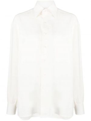 Ленена риза Woera бяло