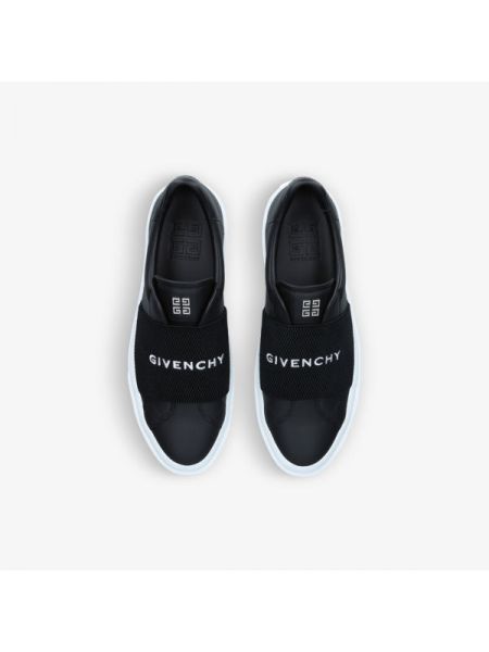 Кожаные кроссовки Givenchy черные