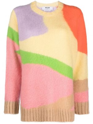 Пуловер с абстрактен десен Msgm