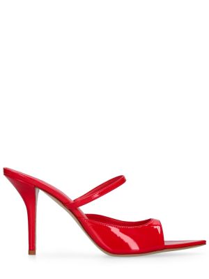 Pantofi din piele din piele ecologică Gia Borghini roșu