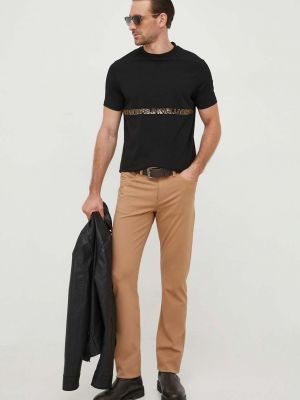 Majica kratki rukavi Karl Lagerfeld crna