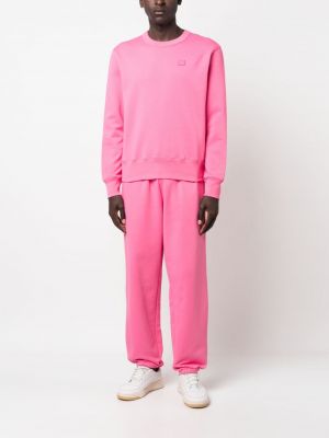 Sporthose aus baumwoll Acne Studios pink