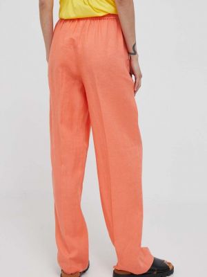 Oranžové kalhoty s vysokým pasem United Colors Of Benetton
