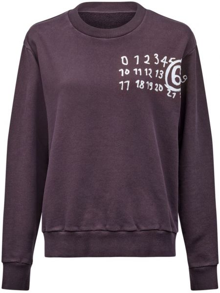 Sweatshirt Mm6 Maison Margiela lilla