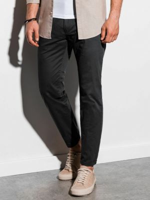 Chino nadrág Ombre Clothing fekete