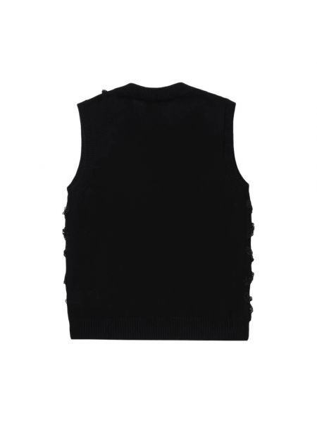 Jersey de punto de tela jersey Shushu/tong negro