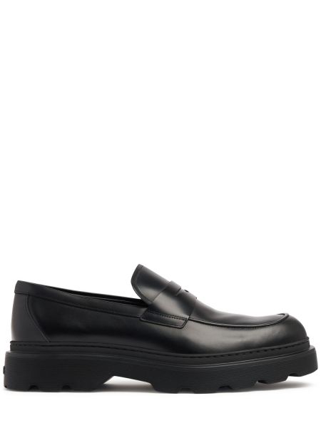 Loafers i läder Tod's svart